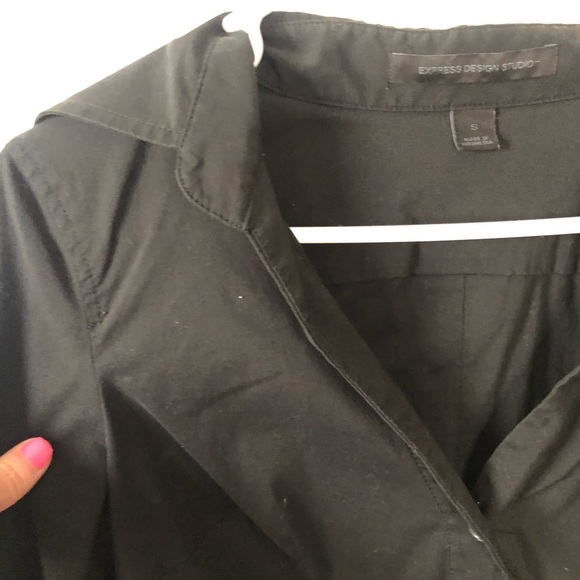 Black button down - Picture 4 of 4